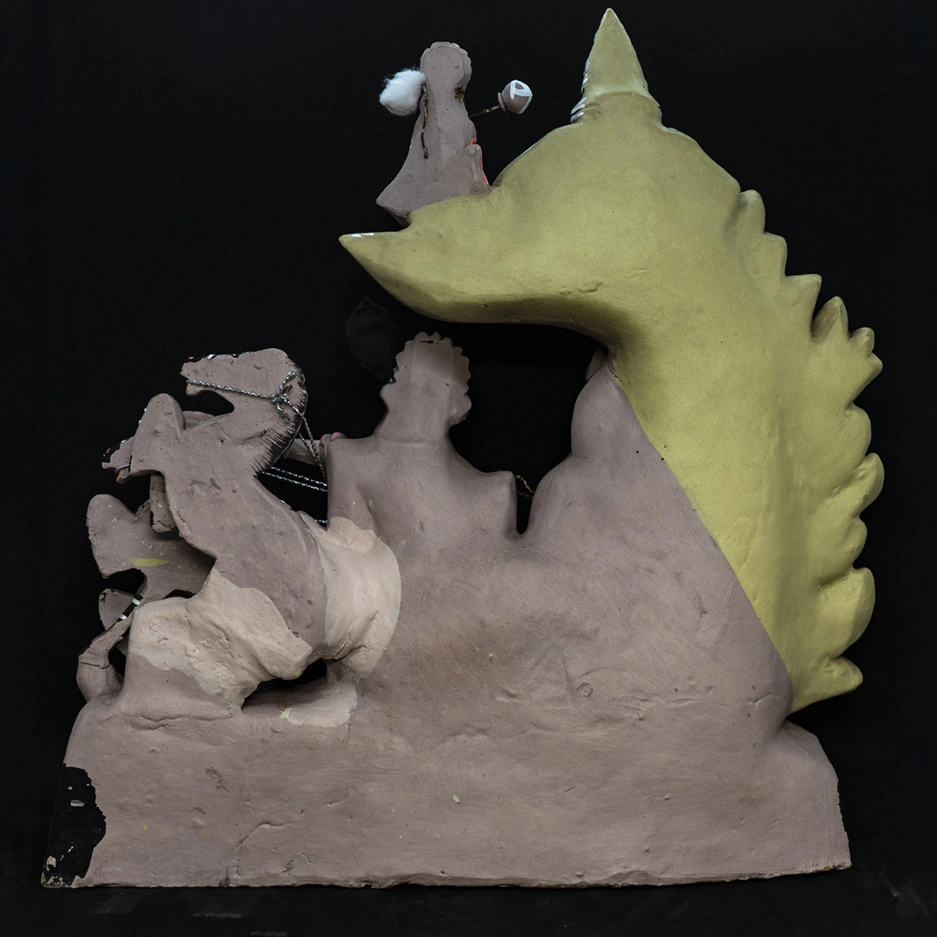 mollisarts terracotta krishna arjuna rath 3